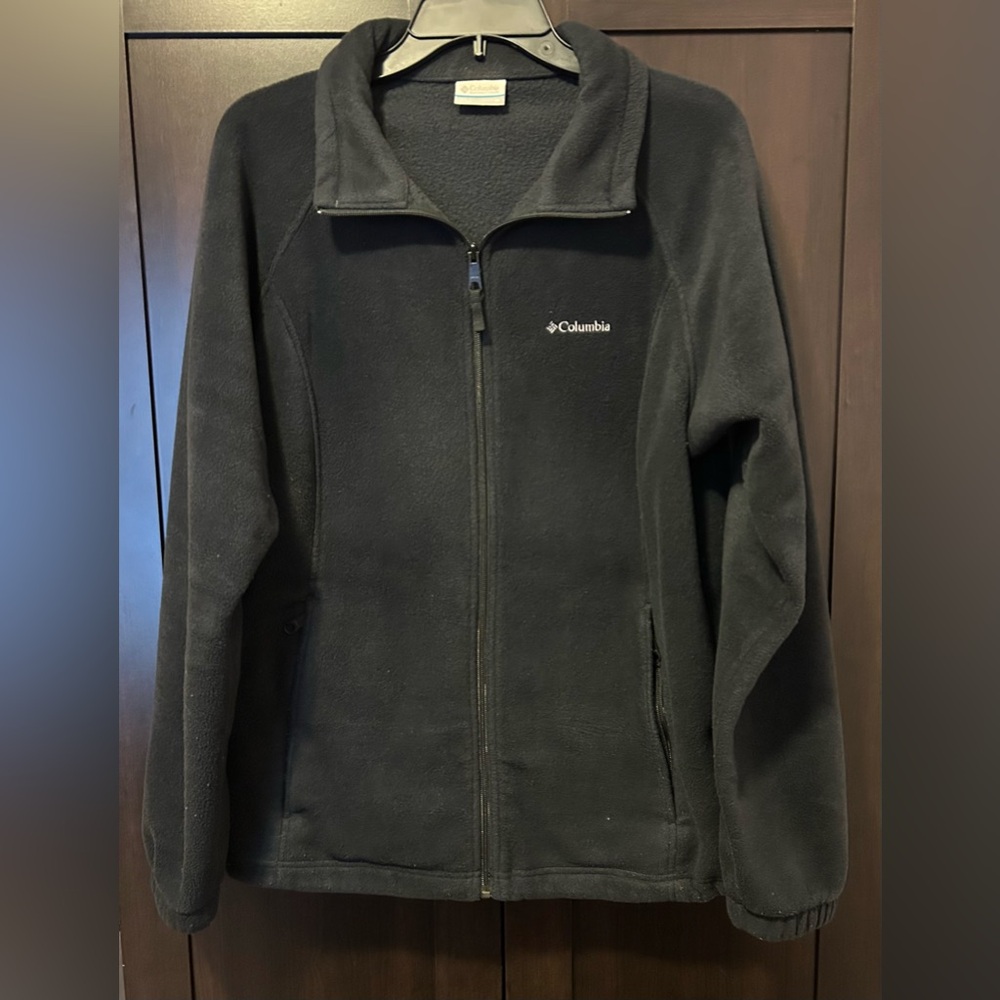 Columbia Black Full-Zip Fleece Jacket